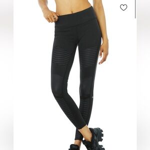 ALO Yoga Black Moto Leggings